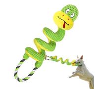 Generico Dog Squeaky Toys - Tug Of War Chiot Jouets avec corde de remorquage | Phlush Plush Pet Fournit un animal en peluche interactif pour petit nom, intérieur et extérieur
