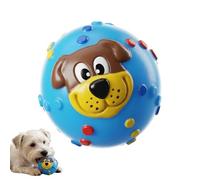 Generico Dog Toys | 7 x 7 x 7 cm Eco-Friendly Squeaky Bouncy Ball | Interactive Dog Teether Chew Toy for Small Medium Breed Pets | Outdoor Home Park Beach Lawn Garden Backyard Play Exercise