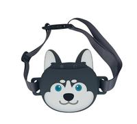 Generico Dog Treat Training Pouch, Dog Treat Pouch, Silicone Dog Shape Cat Treat Leak-Preuve Fanny Pack, Magnetic Closure with Adjustable Belt, Convenient Reward Pocket for Walk And Training