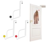 Generico Door Hooks, 3X Colorful Round Bead Iron Towels Holder, Creative Storage Racks, Behind Door Clothes Hooks For Hats, Coats, Bags, Stylish And Functional Wall Organizers, /9,84 x 1,97 x 9,06 In