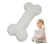 Genérico Dormir long Corps en peluche en forme d'os, coussin doux et agréable pour la peau | Large application confortable longue portée pour canapé, salon dormi