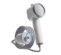 Genérico Douche pour camping - Pulvérisateur de bain rechargeable avec 2 | Douche électrique portable pour camping-car, camping, plage, jardin, randonnée, randonnée, patio, voyage, balcon