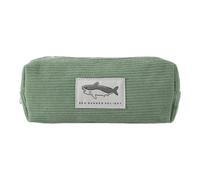 Generico Doux - Pour Papeterie En Velours Côte Avec Requin, Design Brodé, Sac Multifonction | Creative Portable Pour Crayons Pour Animaux, Fournitures De Bureau, Lav, vert, riferimento alla