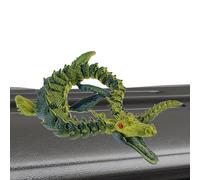 Generico Dragon 3D Fidget - Pla Cristalloo Articulé Snodable Jouet De Bureau | Dragon Mer Articulé Joints Flexibles Décoration Maison | Jeu Anti-stress Imprimé 3D Pour Adultes