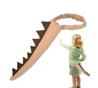 Generico Dragon Tail Cosplay - Non-Woven Fabric Pearl Cotton 10x36cm | Role Play Costume Props Animal Tail With Elastic Band Dinosaur Theme Accessory For Boys Girls Birthday Party Themed Event