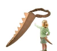 Generico Dragon Tails Cosplay - Dinosaur & Animal Tail Costume Prop | Elastic Band Role-Play Accessory For Boys & Girls | Party, Birthday, And Themed Event Fun | 10x36cm, 70g