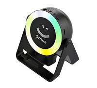 Genérico Drahtloser Induktionslautsprecher - Bunter RGB-Lautsprecher,4-in-1 Rotierendes Musikabspielgerät Mit RGB Licht Ladenbesitzer Konferenzräume