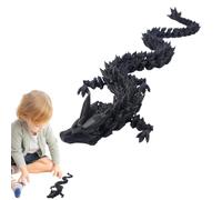 Generico du dragon de dragon imprimé en 3D figurine fantaisie | Dragon articulé pour jouets, décoration de bureau, voiture domestique, orna