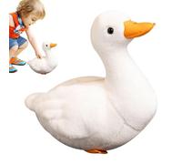Generico Duck Cole Réaliste | Simulation Jouet en Peluche D' | Conception Inégale 9.84in Simulation d'animaux en Peluche White Call Doll Doll Doll Plushing comme Cadeau pour Vos, du
