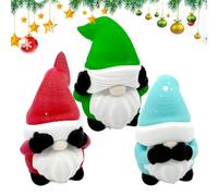 Generico Dwarf Figurines, Gnome Figurines - 1.97 Inches 3D Printed Miniature Gnome Home Decor | Cute Dwarf Sculpture For Dorm Desktop Bedside Table Car Decor Christmas Halloween