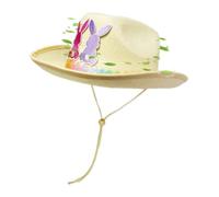 Generico Easter Cowboy Hat - Bunny Ear Non-Woven Western Cute Cowboy Hat | Party Costume Cowgirl Hats | 10 pouces Non-Woven Fabric Hats For Birthday Party Carnival Family Gatherings Holiday Stage