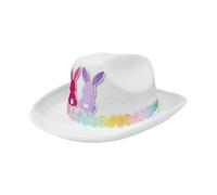 Genérico Easter Cowboy Hat - Déguisement de cowboy non tissé - 26 x 33 x 12 cm