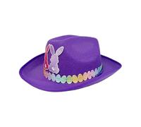 Genérico Easter Cowboy Hat - Déguisement de cowboy non tissé - 26 x 33 x 12 cm