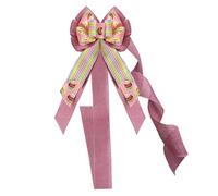 Genérico Easter Egg Print Cabinet Bows, Colorful Spring Ribbons Home, Bedroom Holiday Party, Sturdy Seasonal Celebration Decor, Vibrant Easter Design for Festive Gatherings and Celebrations