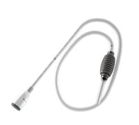 Generico Échangeur d'eau pour aquarium, outils de nettoyage de pompe à air, aspirateur de gravier, pompe à siphon à vide avec buse de filtre (1,5 m gris)