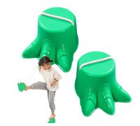 Generico Échasses pour enfants, échasses pour enfants, 2 pièces de jouets actifs, jouet sur échasses pour, jeu de pique-nique classique, échassiers avec de marche, jeu de complet