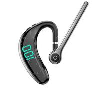 Generico Écouteur sans mains sans fil - casque, casque LED | V5.3 Écouteur étanche à une seule erreur avec microphone intégré, casque d'annulation de bruit pour les réunions de lavage