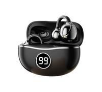 Genérico Écouteurs à oreilles ouvertes : écouteurs de fitness, écouteurs à oreilles ouvertes, clip sans fil sur les écouteurs confortables pour exercices de gym qui fonctionnent avec le fitness