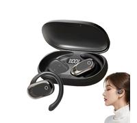 Generico Écouteurs Au-dessus De L'oreille - Écouteurs Sans Fil Avec Crochets Ajustables | Casque De Course D'annulation Du Bruit | Écouteurs D'Entraînement Étanche Pour Femmes Et Hommes
