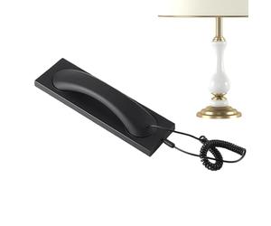 Genérico Écouteurs de téléphone pour téléphones portables, ligne fixe à main type C - avec microphone et récepteur de téléphone rétro | Pour décoration de maison, bureau, école et vidéoconférence