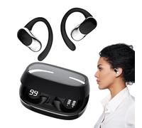 Genérico Écouteurs externes - Écouteurs sans fil confortables pour l'oreille externe, pour nager, courir, jeux, travail et transmission en continu