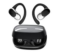 Genérico Écouteurs ouverts supra-auraux, écouteurs sans fil confortables pour l'oreille externe | Casques pour nager, courir, jeux, travail et transmission en continu