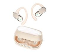 Genérico Écouteurs ouverts supra-auraux, écouteurs sans fil confortables pour oreille externe | Casques pour jeux femmes traduction en course transmettre nager sports
