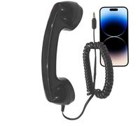 Genérico Écouteurs pour téléphone portable - Adaptateur pour téléphone fixe - Pour décoration nostalgique à la maison, fête à thème, théâtre et lieu de travail