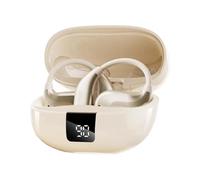 Genérico Écouteurs sans fil à oreille ouverte audio stéréo annulation du bruit temps de lecture long Design léger et confortable Accessoire audio pratique pour les voyages à la maison, la salle de