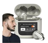 Generico Écouteurs sans fil Touch Control, écouteurs sans fil étanches - Sports étanches avec annulation du bruit | Électronique rechargeable avec écran LED pour le cyclisme, la course, ca