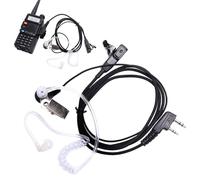 Genérico Écouteurs talkie-walkie avec microphone, radio à 2 voies, accessoires pour écouteurs de talkie-walkie avec tube acoustique