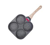 Generico Egg Frying Pan - 4-Cup Even Heating Cookware - 18 x 38 cm Omelette Pan Egg Skillet Nonstick - Adaptable For Induction Ceramic Gas Stove Pancake Hamburger Sandwich Breakfast Home Kitchen
