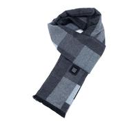 Generico Electric Heated Scarf - Rechargeable électrique sans fil Heater | Winter Neck Warmer Heating Scarf | For Winter Cold Weather Home Office Travel Outdoor Driving Skiing Biking Women Men, Gray