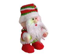 Generico Electric Santa Claus, Musical Santa Ornament with Light, Christmas Walking Toy Decor for Kids Boys Girls Children Birthday Christmas Holiday Home