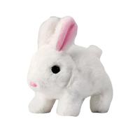 Genérico Électric White - Jouet réaliste pour animaux de compagnie - Simulation réaliste avec poils longs | Interactivê Plush - Abait with Motion & Sound Emotïonal Companion Gift For Children, Seniors