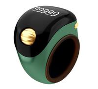 Genérico Electronic Tasbeeh Counter Ring - Tracker intelligent rechargeable | Écran avec alertes de vibration | Idéal pour prières quotidiennes, yoga et pleine conscience