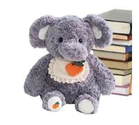 Generico Éléphant en Peluche Doux 28 cm Confortable décoration Maison | Jouet éléphant en - pour Les Anniversaires de la fête des, Cadeau de Voyage, détente Chambre d'hôtel