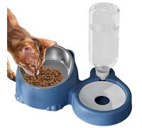 Generico Elevated Cat Bowl | Tilted Cat Feeding Bowls | Stainless Steel Pet Feeding Bowls, Cat and Dog Food Pet with Automatic Water Feeder, 25,5 x 16 x 14,5 cm Automatic Water Distributeur for Cats