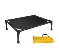 Genérico Elevated Dog Bed - Sturdy Oxford Fabric Pet Cot | Pliable Raised with Removable Shade Canopy, Portable Durable Frame Extra Carrying Bag For Outdoor Camping Travel Beach Relaxation Comfort