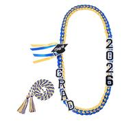 Generico Elle de remise des diplômes de classe 2026 Collier de célébration pour les fêtes Collier Elle de remise des diplômes fait à la main pour les étudiants universitaires des écoles secondaires