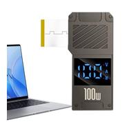 Generico Embout de connecteur Chargeur PD 100 W - Jack cylindrique de Type C DC, Adaptateur USB C | Alimentation de Charge pour Ordinateur Portable, Module de Conversion de Puissance displa