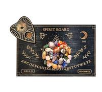 Genérico en bois pour sorcière - de Planchette métaphysique en bois, outil de sorcellerie décorative, numéros de lettres de divination spirituelle | Fournitures de sorcières mystiques pour le