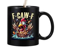 Generico En céramique | 355 millilitres en céramique drôle avec coq, verre pour chocolat chaud et lait avec coq, pour thé, café, lait, chocolat chaud, anniversaire, femmes, hommes et collègues