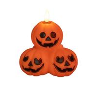 Generico En forme d'éclairage d'ambiance à LED sans flamme chaude | Décoration Halloween bougie pour fêtes, vacances, bureau, table, étagère, salon, bureau, jardin, cour
