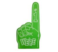 Generico en mousse des gladiateurs - Empreintes de mains Eva, en mousse géante de 18 pouces | Doigts en éventail numéro 1 pour gestes de victoire, applaudissements, cris, gants d'éponge