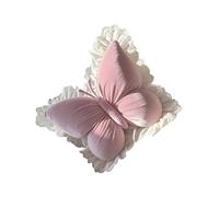 Genérico En peluche | avec bord en dentelle - Coussin de siège rembourré avec motif | pour anniversaire, Halloween, rembourrage de chaussettes, canapé, lit, bureau pour filles