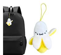 Genérico en peluche banane - en forme de fruit jaune en peluche, pendentif