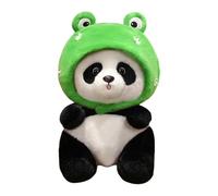 Generico en Peluche de Grenouille Panda - Jouet en Peluche de Dessin animé Doux pour Sommeil et décoration | Peluche pour Voiture, Maison, Bureau ou Cadeaux | Jouet de Confort pour Filles,