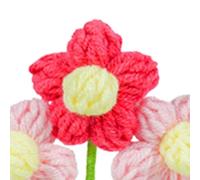 Genérico en pot - Fleurs crochetées en laine faites à la main,