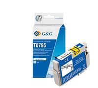 Genérico Encre (Ink-Jet) G&G pour une utilisation avec G&G Epson T0795 Cyan Light Cartouche d'encre remplace C13T07954010
